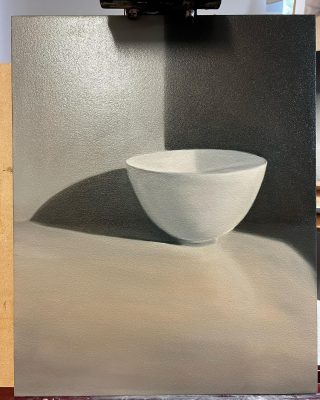 WIP…on my easel today. 

I work in layers and today will be number 4 for this one and perhaps the final…not sure yet 🤔 
Another in the little series destined for my solo show (There is) Still Life in the Shadows @bellevue_artspace come the end of April. Don’t forget to mark in your calendar opening night Friday 29 April…👌

#onmyeasel #wip #oilpainting #oilonboard #stilllife #stilllifepainting #australianartist #australianart #perthartist #perthart #perthartshow #bellevueartspace #lorrainepichuginart #classicalart #classicalrealism #realism #realismpainting #contemporaryrealism #contemporaryart #contemporaryaustralianart
